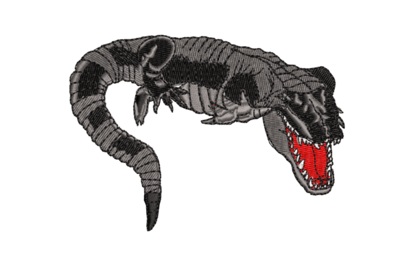 Crocodile Embroidery Design Review for Boutiques