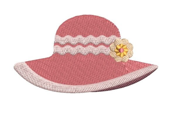 Elegant Pink Sun Hat Embroidery Design Review