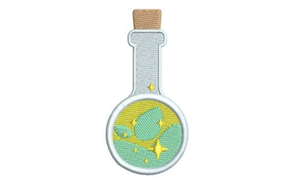 Enchanting Stay Young Forever Potion Bottle Embroidery Design Review