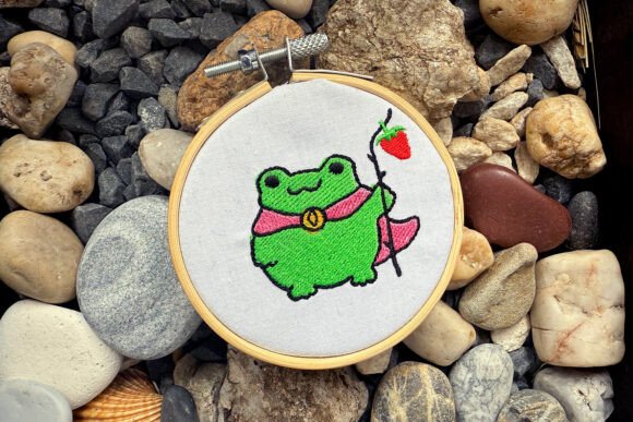 Frog in Cloak Machine Embroidery Review