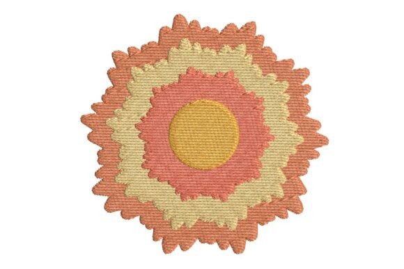 Multi-Layered Autumnal Flower Embroidery Design Review