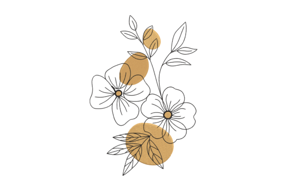 Review: Minimalist Floral Line Art Embroidery
