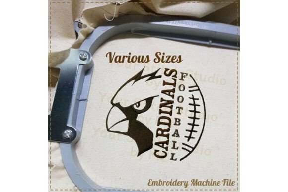 Reviewing Cardinals Football Embroidery Design for Holiday Sales