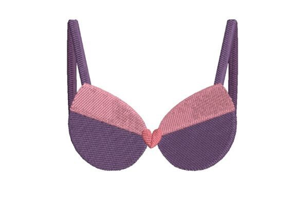 Stylish Two-Tone Bra Embroidery Design Review