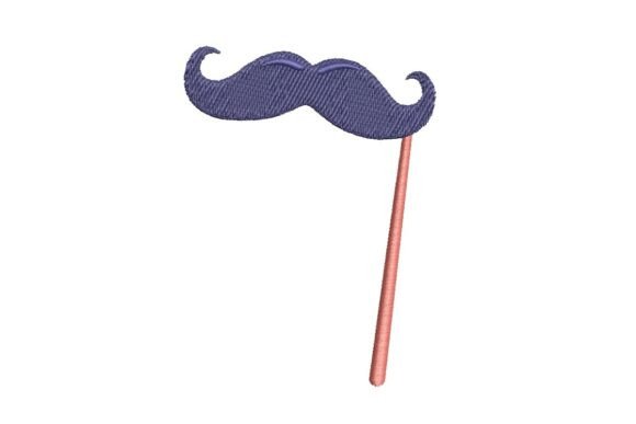 Stylized Moustache on a Stick Embroidery Review